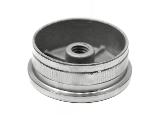 Foto Tapa terminal para tubo 50,8x1,5 mm, rosca M8, AISI 304, SATINADO