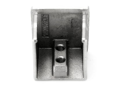 Foto Tapa terminal para tubo ranurado 40x40x1,5mm, AISI 316, SATINADO