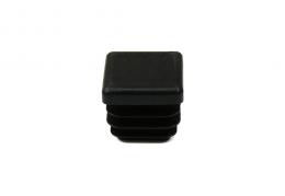 Tapas plásticas finales para perfil 20x20 mm, negras