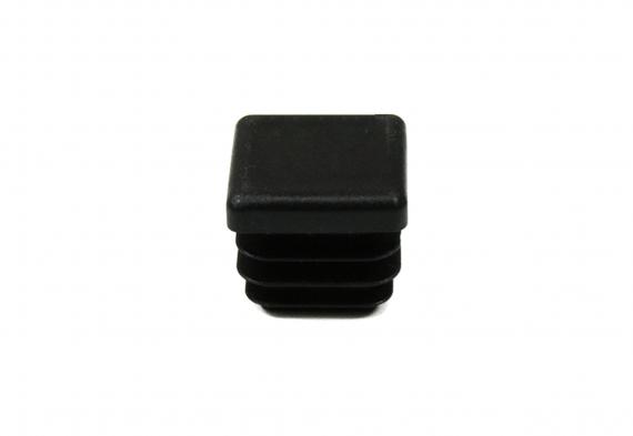 Foto Tapas plásticas finales para perfil 20x20 mm, negras