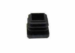 Tapas plásticas finales para perfil 20x20 mm, negras