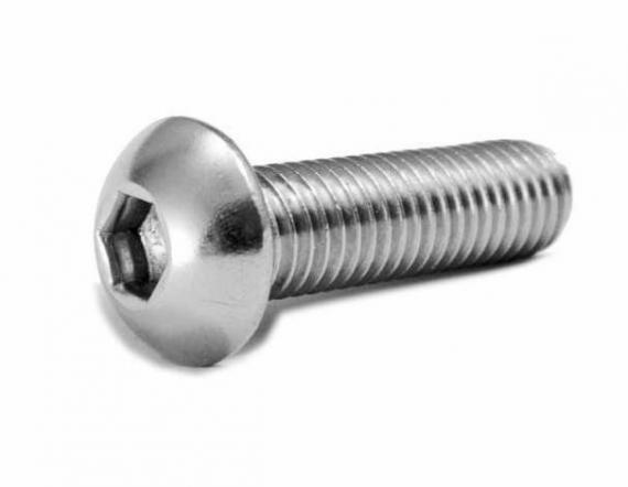 Foto Tornillo - M6 x 10 mm, cabeza abombada, A2