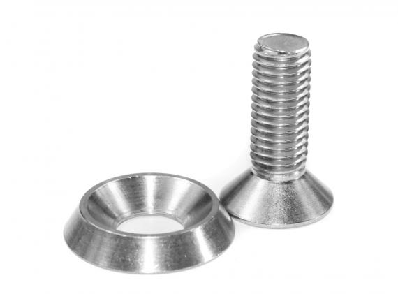 Foto Tornillo para vidrio Ø 28 mm, AISI 304, SATINADO