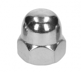 Tuerca ciega de acero inoxidable M6, AISI 304 (2).