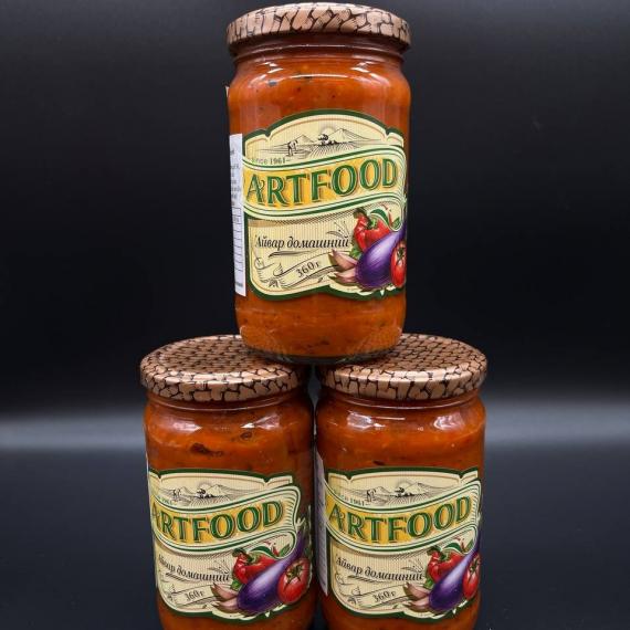 Foto Ajvar casero, estilo caucásico 360g