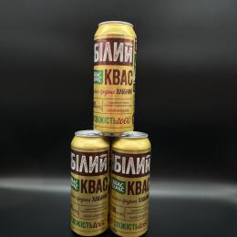 Bebida con gas Kvas blanco 0.5l Lata