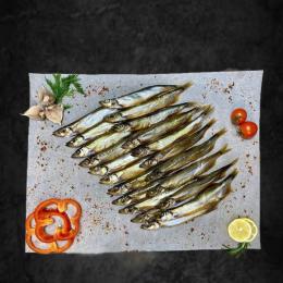 Capelin ahumado en frio ~ 300g