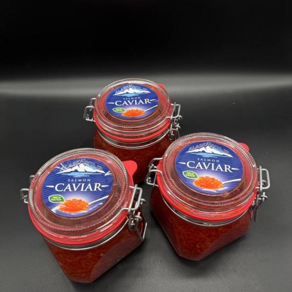 Foto Caviar de salmón rosado (salvaje) AlaskaWild 500g