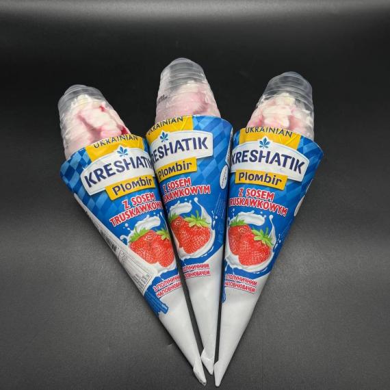 Foto Helado cremoso fresa 200ml