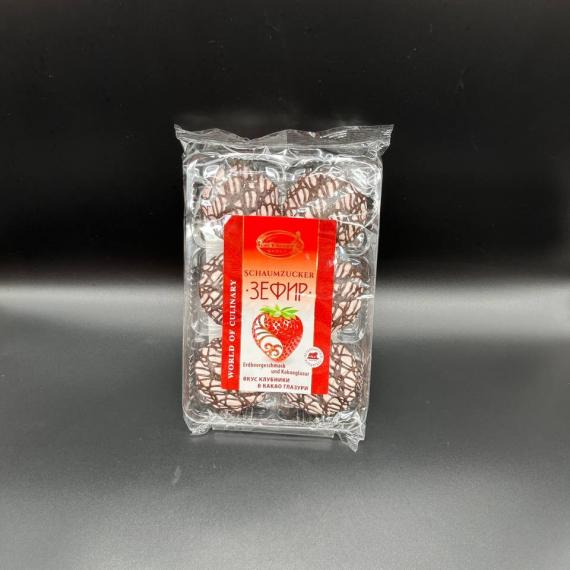 Foto Malvavisco fresa glaceado en cacao 180g