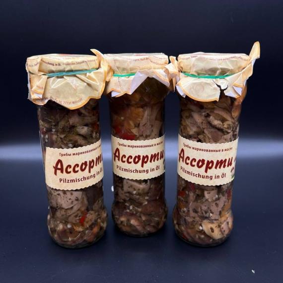 Foto Surtido de setas marinadas aceite 330g