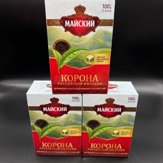 Foto Te Ceylon Maiskiy Corona de Rusia 100g