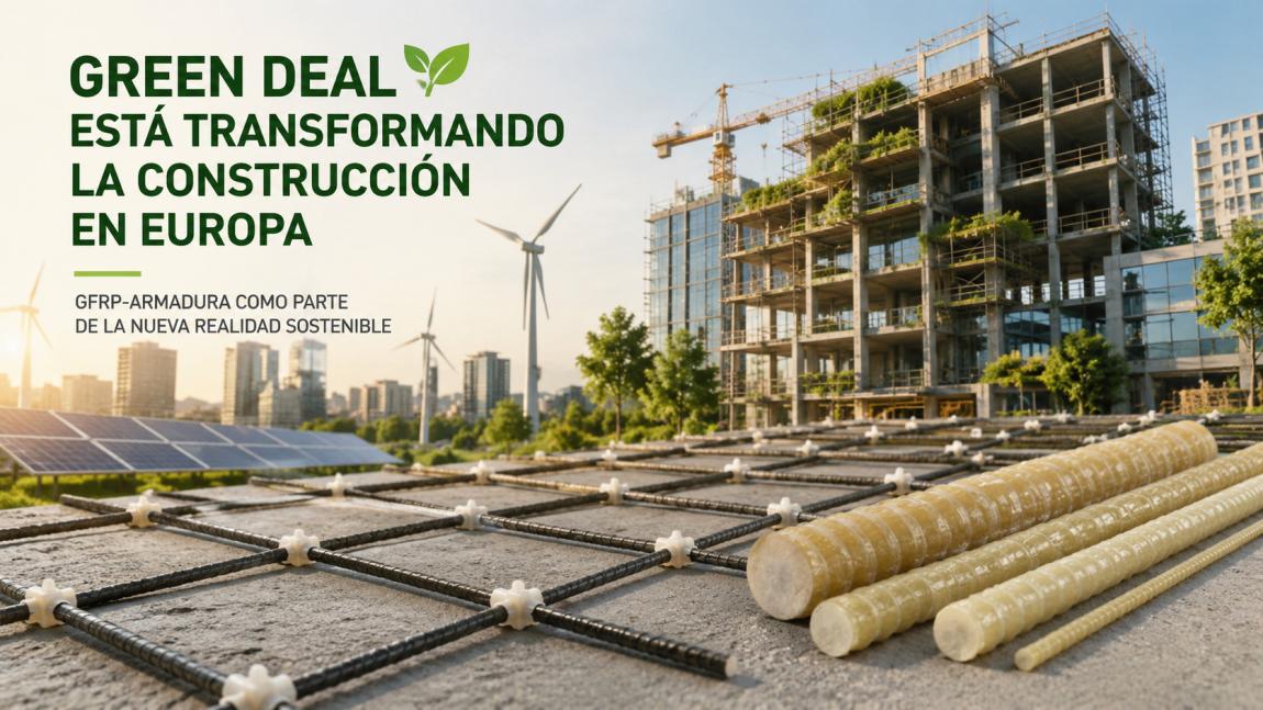 Cómo el European Green Deal está cambiando las reglas de juego en la construcción - y qué tiene que ver la armadura GFRP
