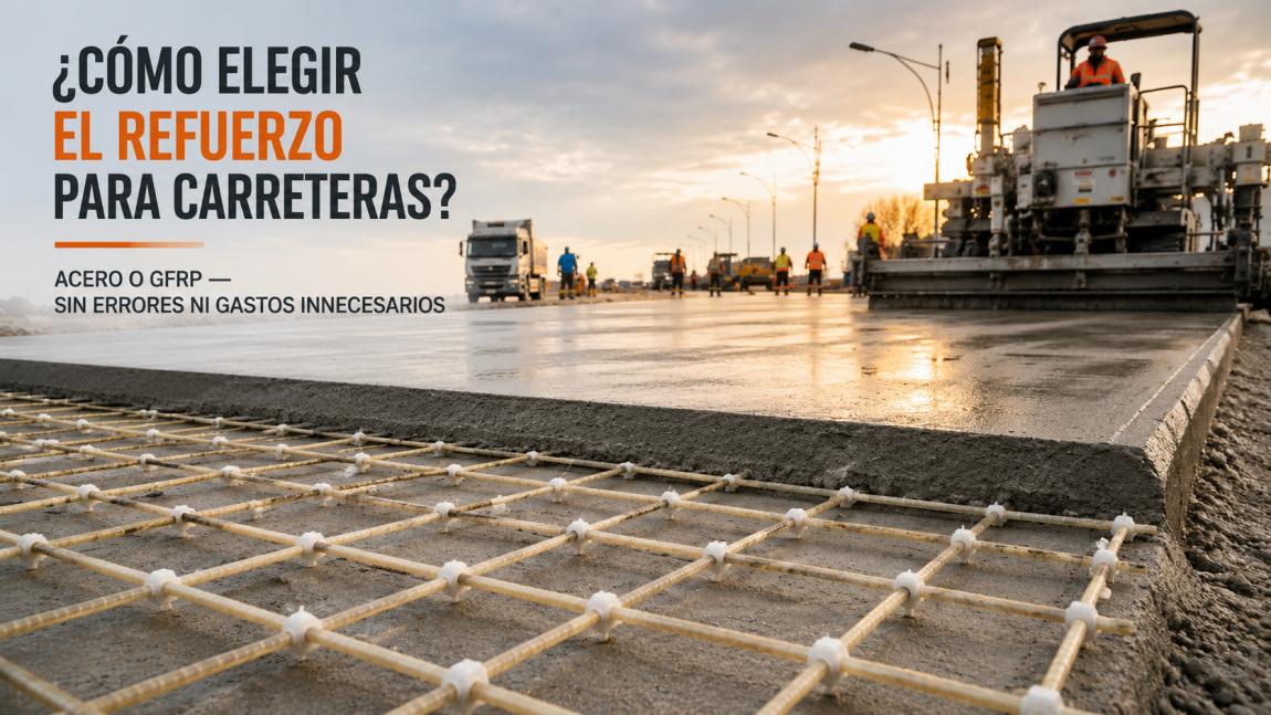 Selección paso a paso del armado para carreteras y autopistas
