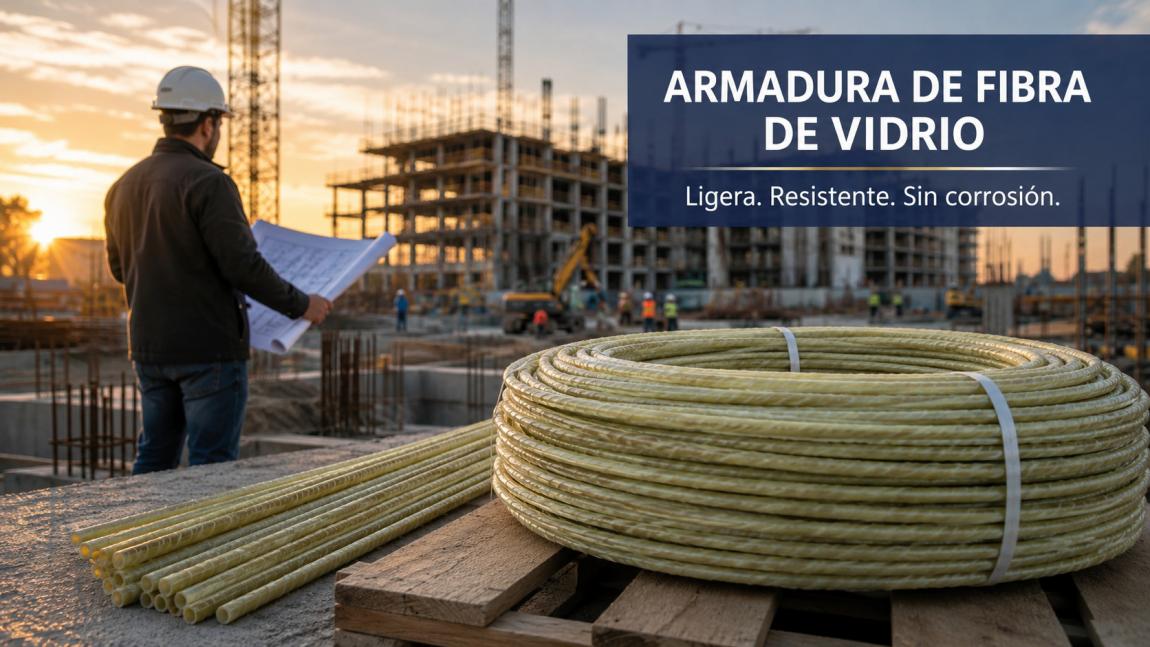 Qué es la armadura de fibra de vidrio y por qué se utiliza en la ingeniería moderna