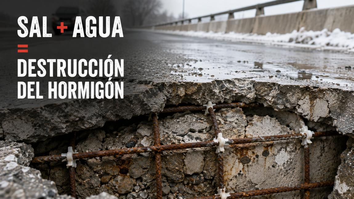 Por qué el acero de refuerzo se oxida en las carreteras - y quién paga por ello
