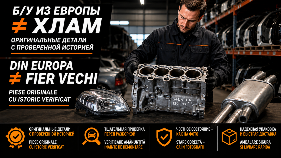 Б/у автозапчасти из Европы: миф о «хламе» против реального качества