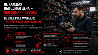 Красные флаги при покупке б/у автозапчасти: когда не стоит покупать б/у запчасть