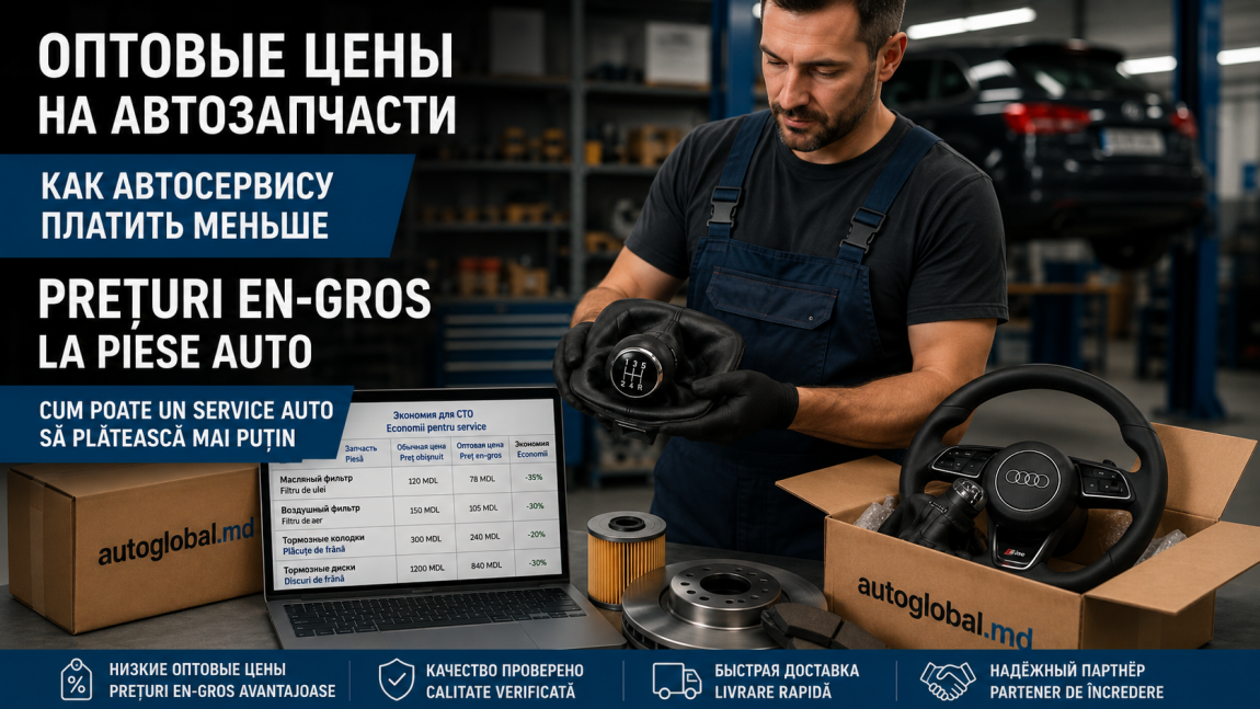 Оптовые цены на автозапчасти для автосервисов в Молдове: как получить скидку
