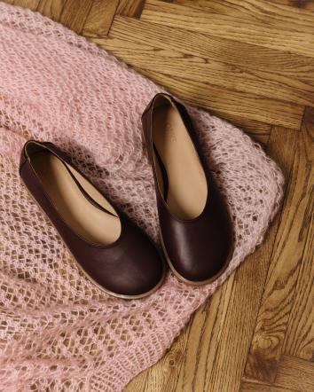 Балетки жіночі OMG ALICE бордові