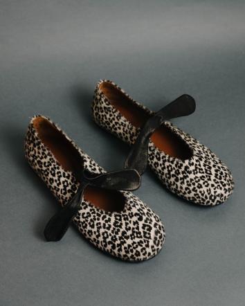 Балетки жіночі OMG EXCLUSIVE BOW white leo р.39