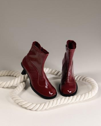 Ботильйони жіночі OMG ART БАЙКА ЛАК бургунді