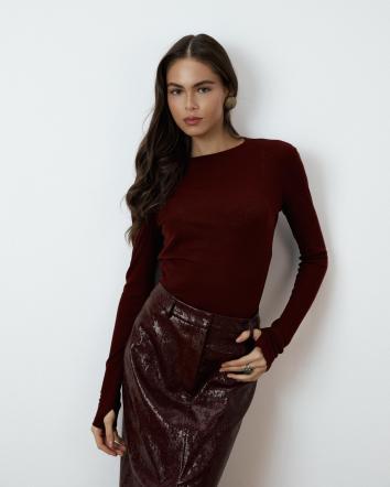 Burgundy Longsleeve