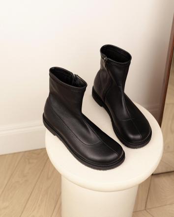 Черевики жіночі OMG ANATOMIC SOCKS БАЙКА чорні з чорним рантом