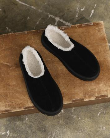 Черевики жіночі OMG SNOW БІЛА ВОВНА чорні