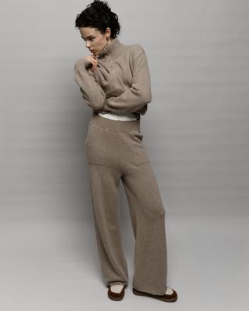 Cocoa knit mood pants