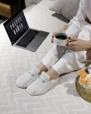 Капці жіночі OMG COZY HOME білі р.36