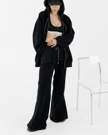 BASIC BLACK SPORT HOODIE