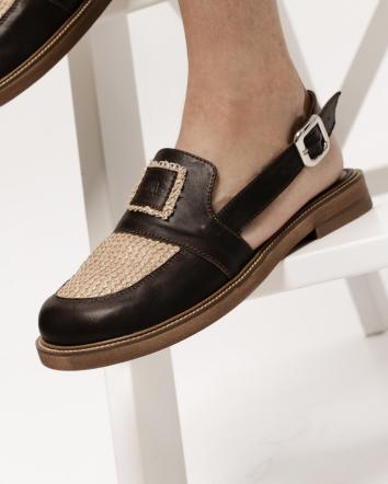 Лофери жіночі OMG MAGIC SLIDE коричневі