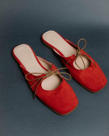 Мюлі жіночі OMG LACONIC коралові р.40