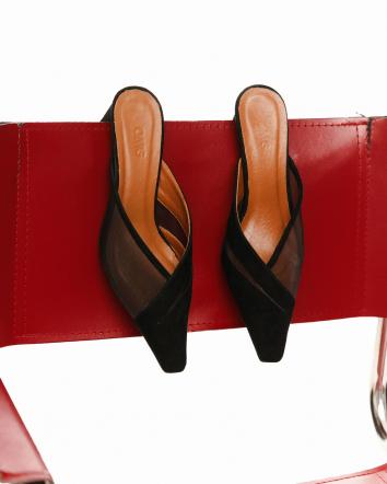 Мюлі жіночі OMG SEXY HEELS чорні