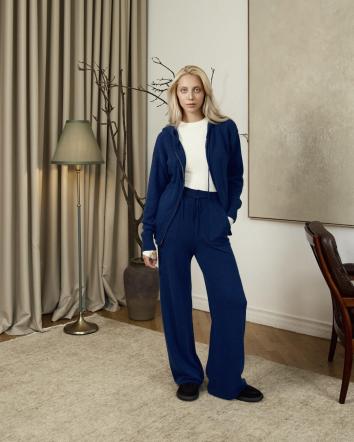 Navy knit mood set