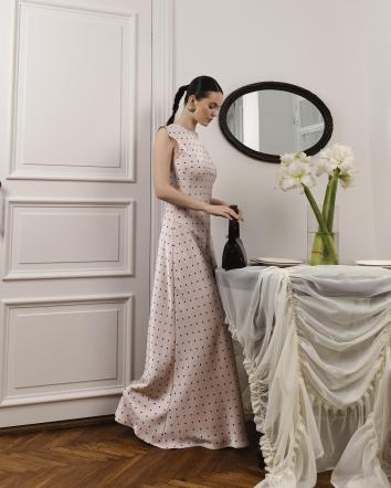 Pink Dot Orchid Dress