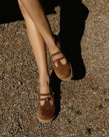 Сабо жіночі OMG COMFORT ЗАМША коричневі