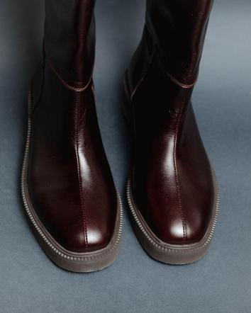 Чоботи жіночі OMG JOCKEY БАЙКА бургунді р.40