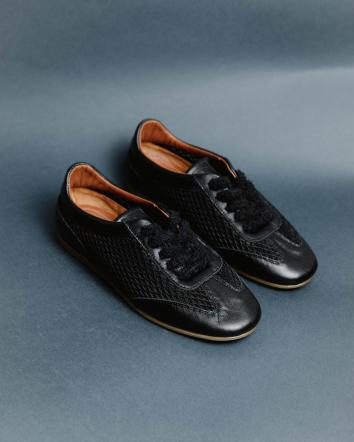 Кеди жіночі OMG RETRO INVISIBLE ШКІРА чорні р.38,40