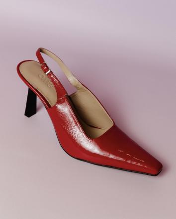 Слінгбеки жіночі OMG PASSION TOP HEELS червоні р.40