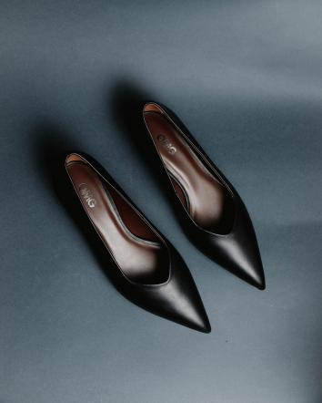 Туфлі жіночі OMG ALL DAY ШКІРА чорні р.37