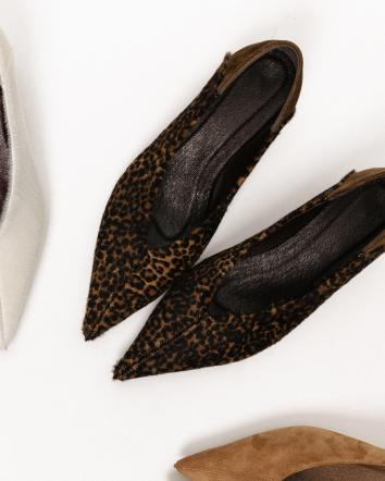 Туфлі жіночі OMG HAIR LEO CAKE