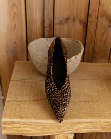 Туфлі жіночі OMG HAIR LEO CAKE