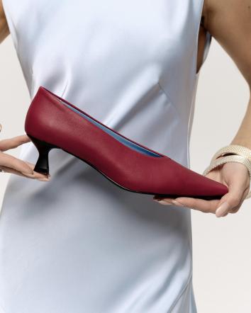 Туфлі жіночі OMG LADY DI бургунді