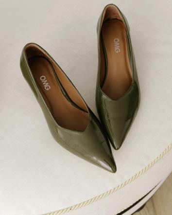 Туфлі жіночі OMG TROPIC olive