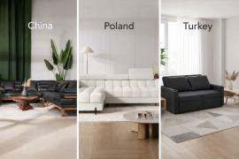 Sofás de Polonia, China y Turquía: Diseño Vanguardista al Mejor Precio