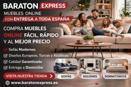 Muebles online en España: Diseño global, precios mínimos y entrega en casa | Baraton Express