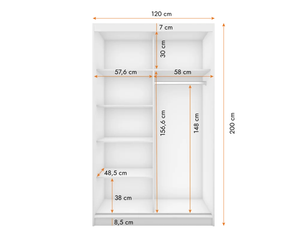 Armario 120 cm - NEOMI 01