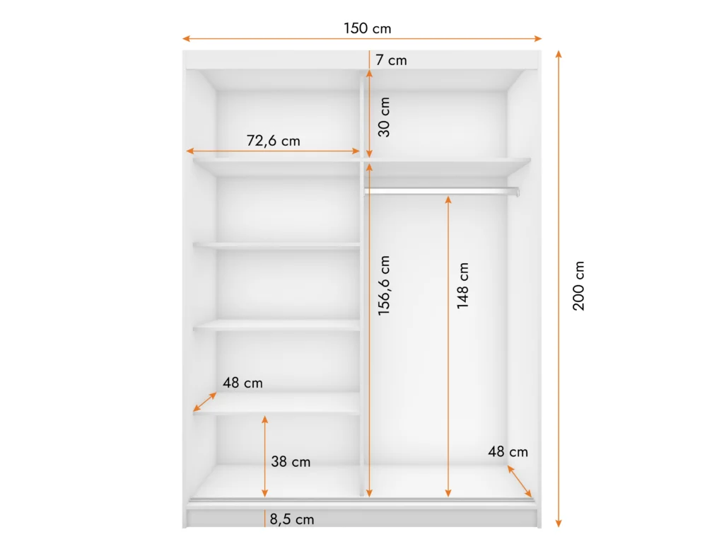 Armario - VISTA 01 150 cm